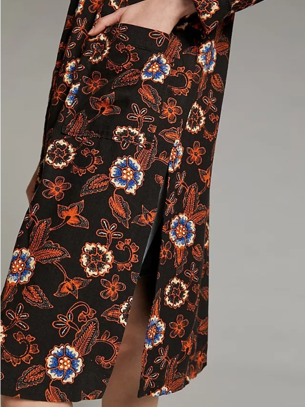 Anthropologie Jessa Paisley Duster Jacket (Small) - Picture 3 of 7
